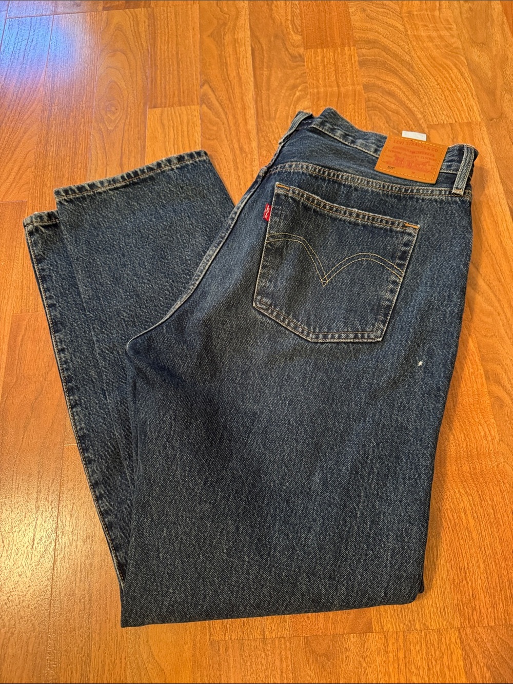 Levi's Women's Dark Indigo Straight Jeans